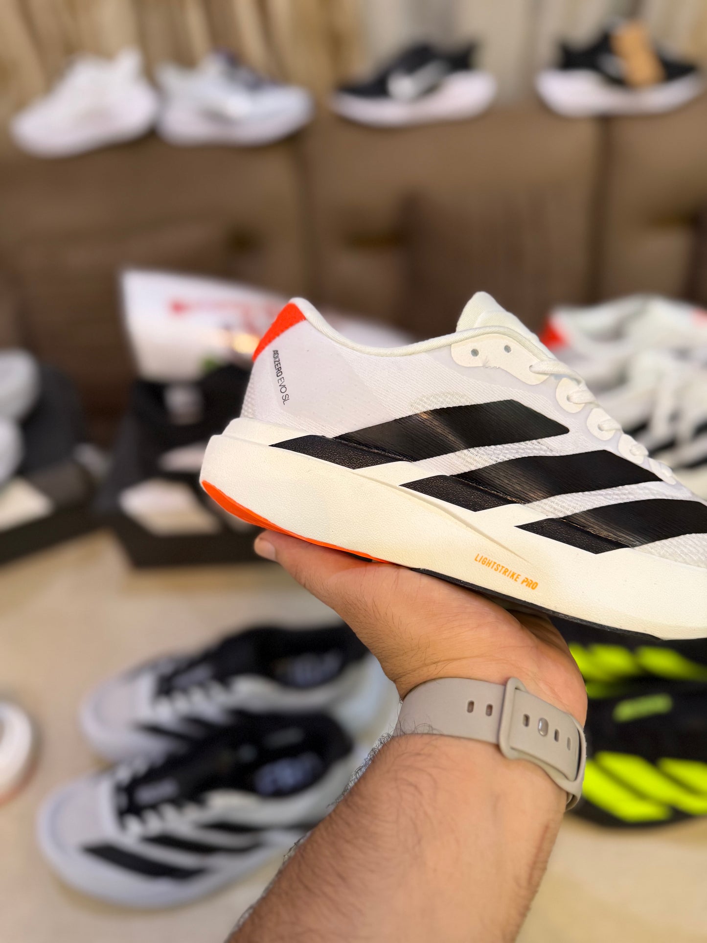 Adidas Adizero Evo SL- Light strike Pro (Running machine)