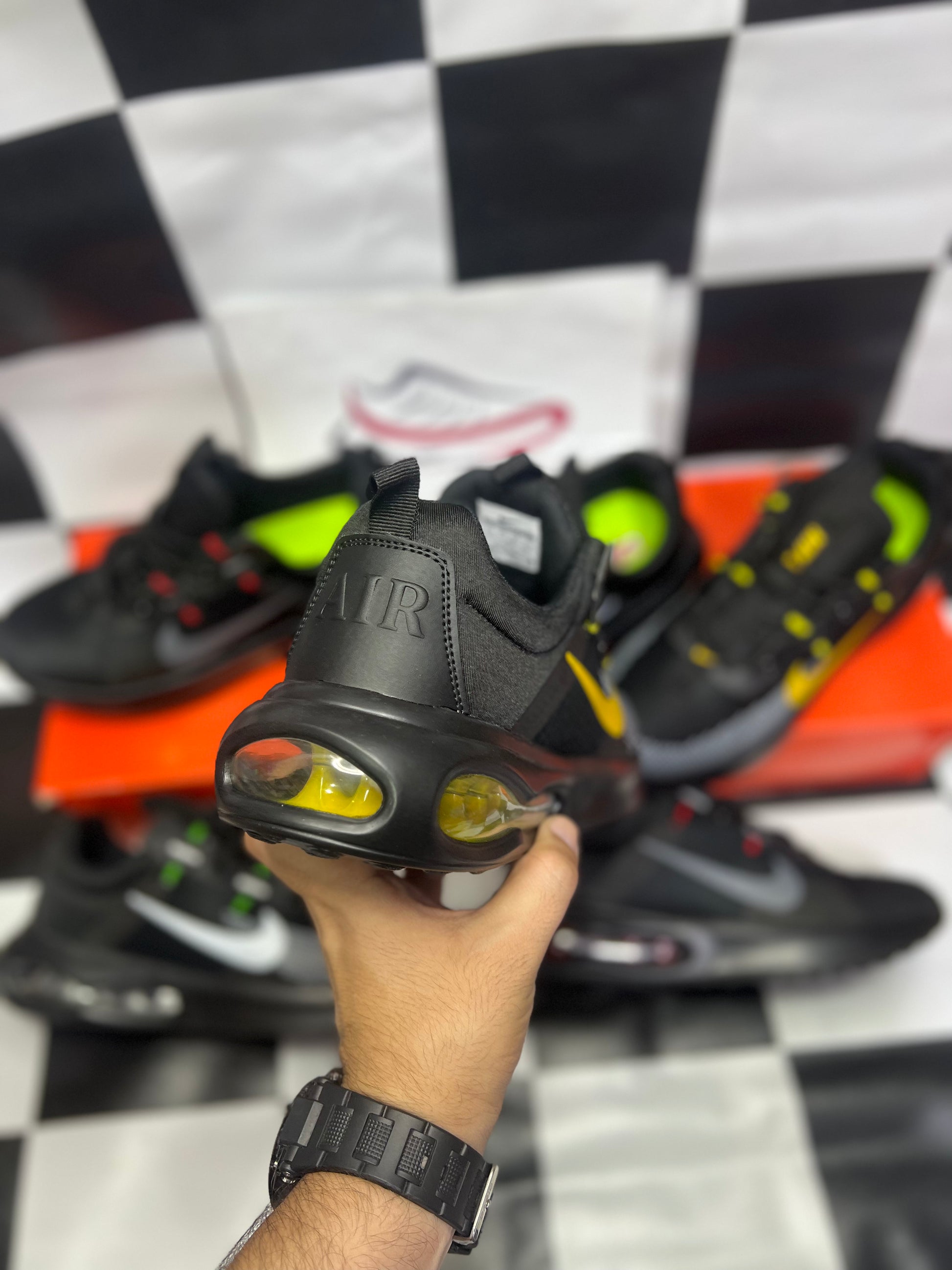 Air max sales 9 all black